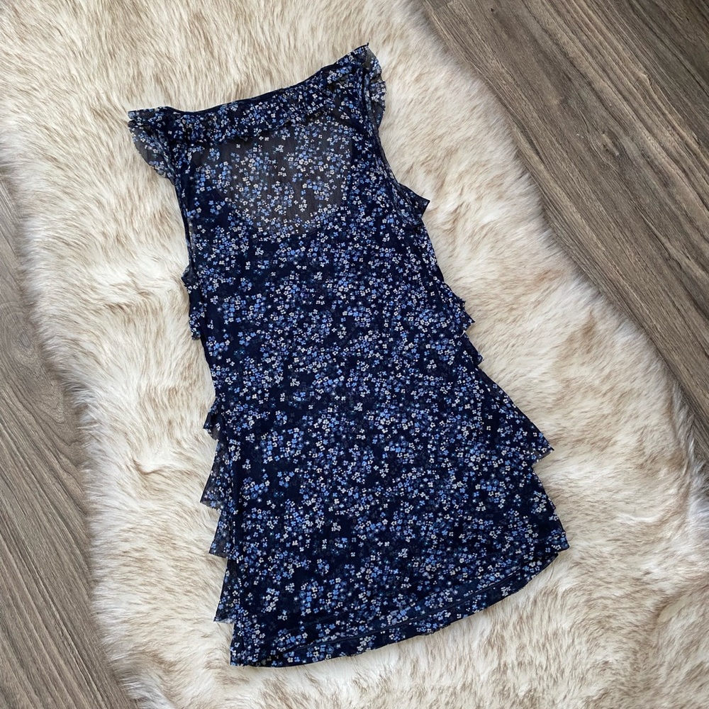 Express Mesh Ruffle Tank - Picture 5 of 5